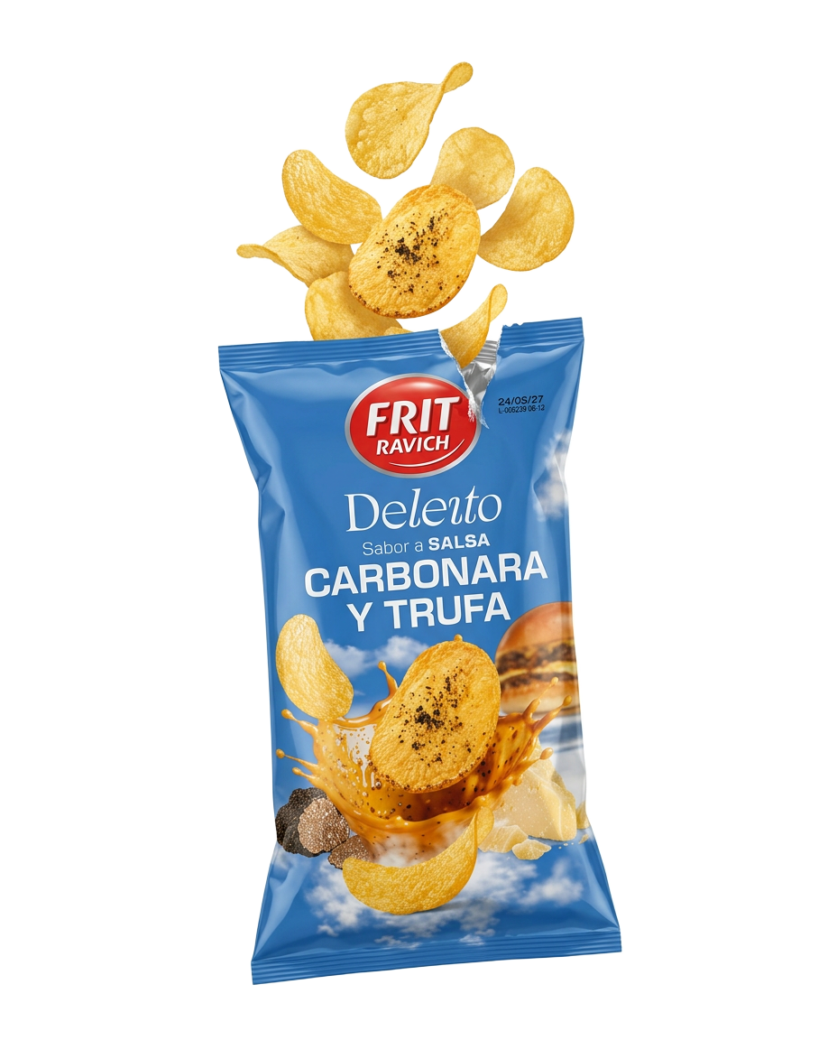 Patatas Deleito sabor Carbonara y Trufa de Frit Ravich